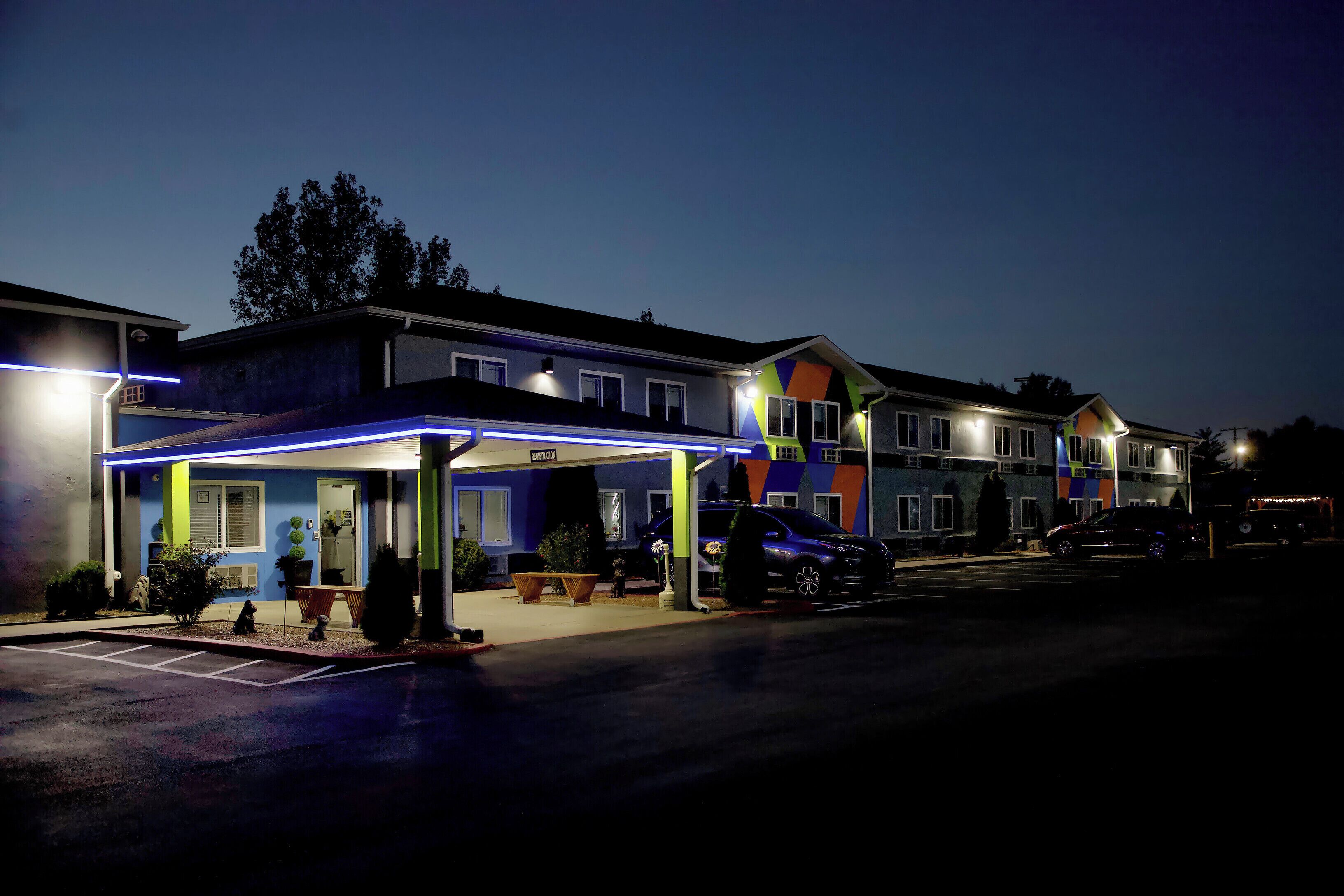 Façade de l’hébergement