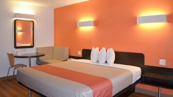 Free WiFi, bed sheets