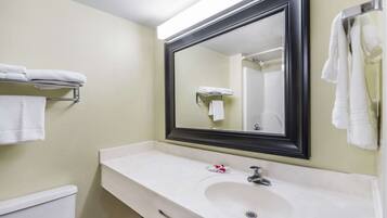 Free toiletries, hair dryer, towels