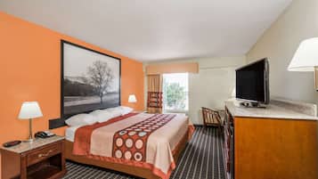 Chambre, 1 trÚs grand lit, accessible aux personnes à mobilité réduite (Mobility Accessible)