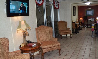 Área de estar no saguão