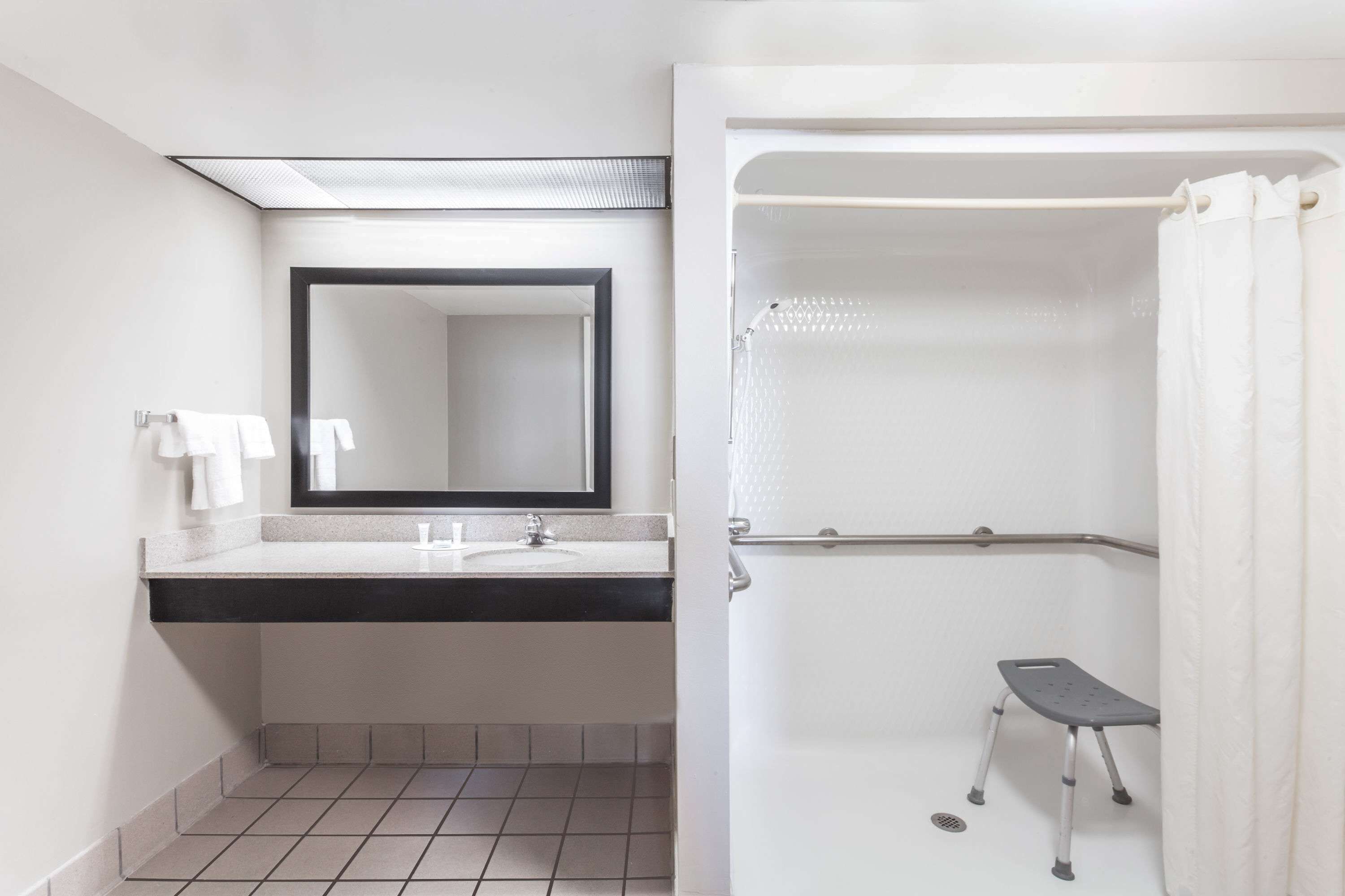 Standard Room, 1 King Bed, Accessible, Non Smoking | Bathroom