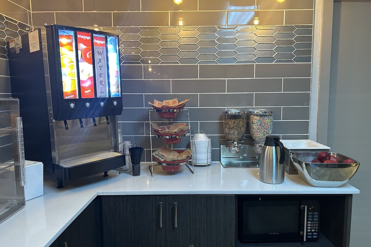 free daily self-service breakfast