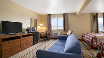 Studio Suite, 2 Queen Beds, Non Smoking | Desk, free WiFi, bed sheets, alarm clocks