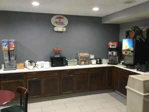 Free daily on-the-go breakfast