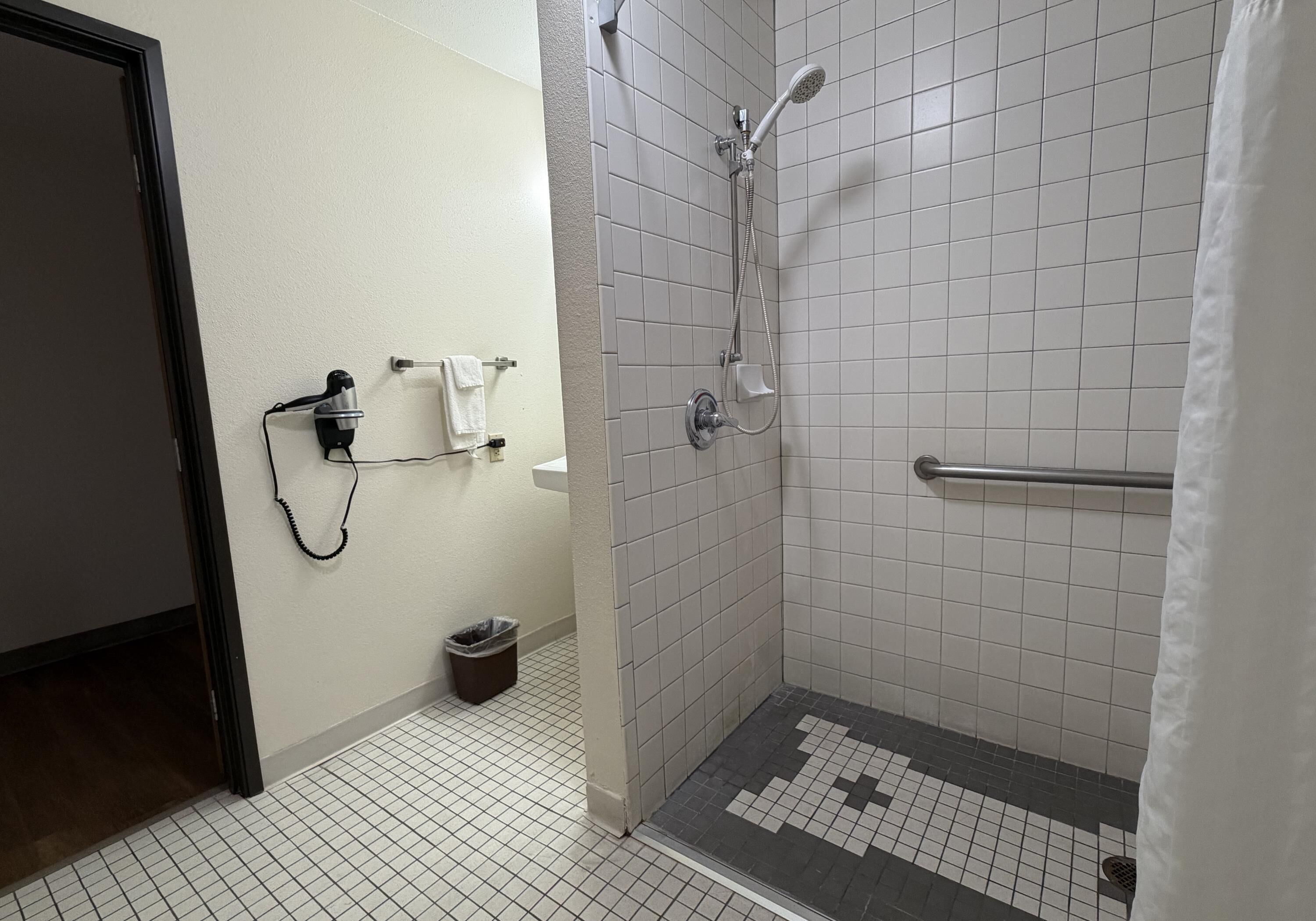 Standard Room, 1 Queen Bed, Accessible, Non Smoking | Accessible bathroom