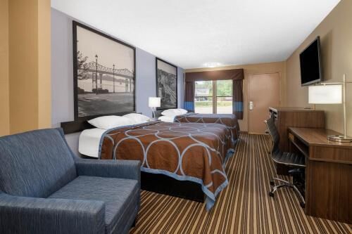 In-room safe, desk, laptop workspace, iron/ironing board