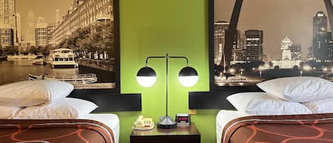 Desk, iron/ironing board, free cots/infant beds, free WiFi