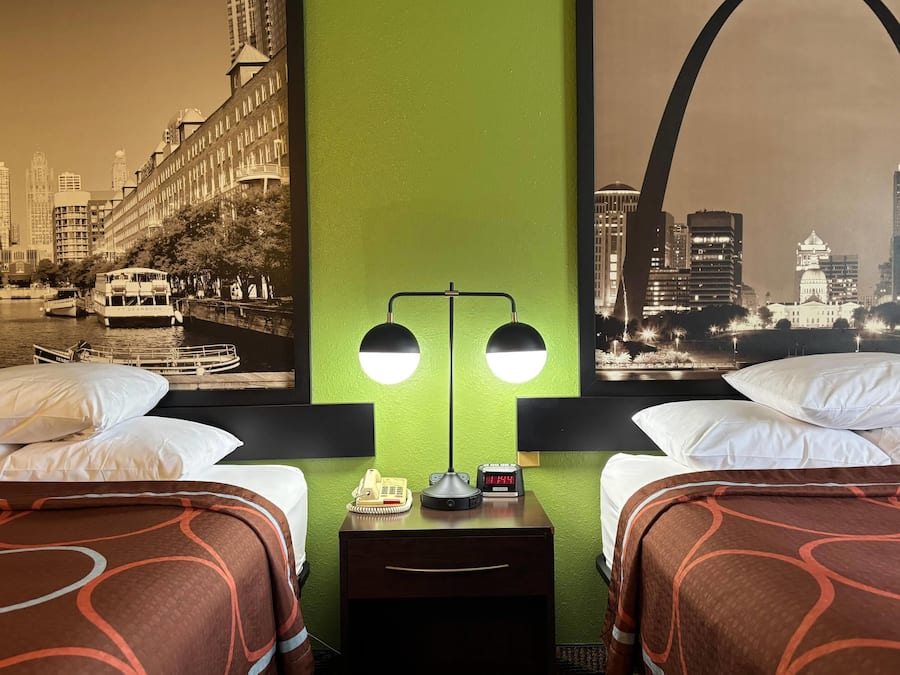 Standard Room, 2 Queen Beds | Desk, iron/ironing board, free cots/infant beds, free WiFi