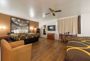 Suite, Multiple Beds, Non Smoking | Premium bedding, desk, blackout drapes, iron/ironing board