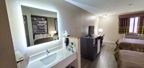 Room, 2 Double Beds, Non Smoking | Soundproofing, iron/ironing board, free cribs/infant beds, rollaway beds