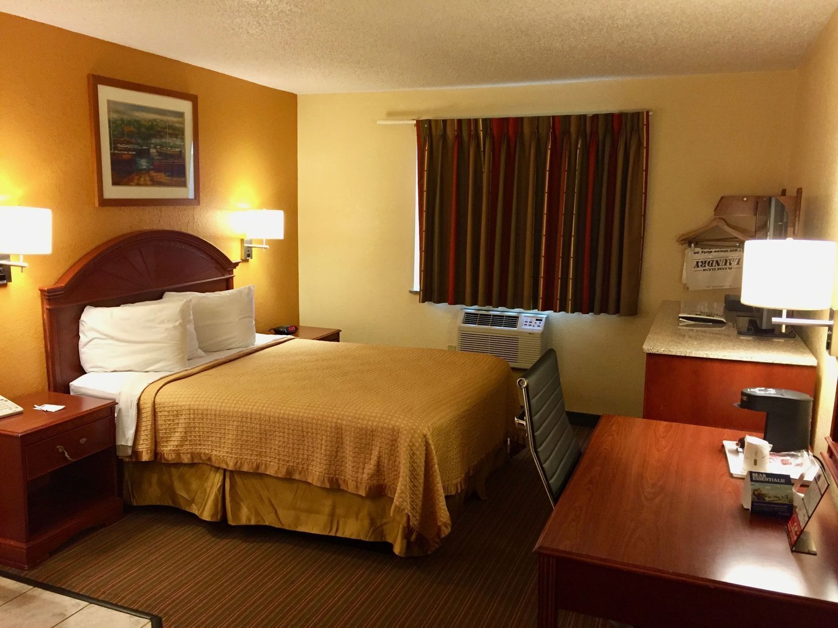 Desk, soundproofing, iron/ironing board, rollaway beds