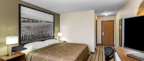 Caja de seguridad en la habitación, escritorio y cortinas blackout