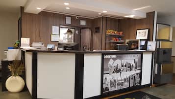 Check-in/check-out kiosk