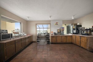 Free daily on-the-go breakfast