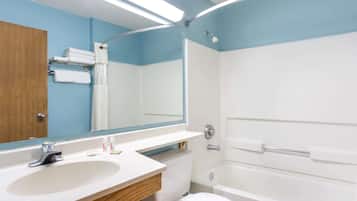 Hair dryer, towels