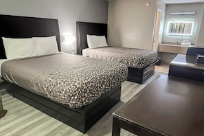 Room, 2 Queen Beds, Accessible Bathtub, Smoking | Minibar, desk, iron/ironing board, free WiFi