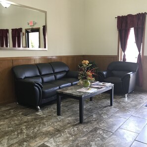 Sala de estar en el lobby