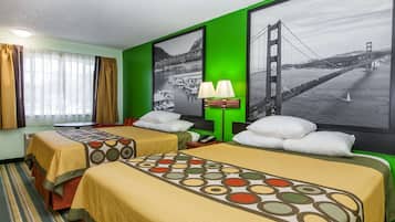 Caja de seguridad en la habitación, escritorio y cunas