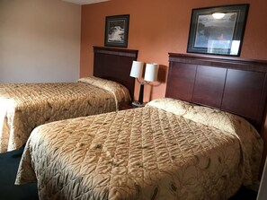 Standard Room, 2 Double Beds, Accessible, Non Smoking | 1 bedroom, desk, soundproofing, free WiFi