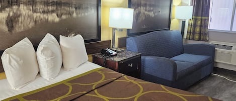 Basic Room, 1 Queen Bed, Non Smoking | 1 bedroom, desk, laptop workspace, free cots/infant beds