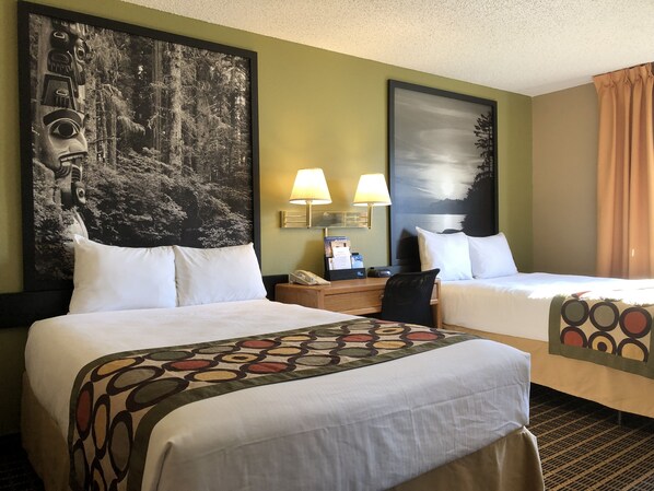 Room, 2 Double Beds | Free cribs/infant beds, free WiFi, bed sheets