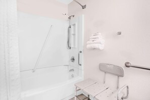 Hair dryer, towels