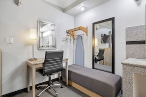 Desk, iron/ironing board, free WiFi, bed sheets