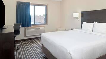 Premium bedding, pillow-top beds, desk, iron/ironing board