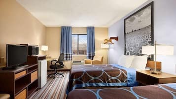In-room safe, desk, laptop workspace, iron/ironing board