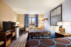 In-room safe, desk, laptop workspace, iron/ironing board