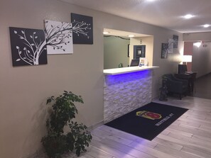 Kiosk voor inchecken/uitchecken
