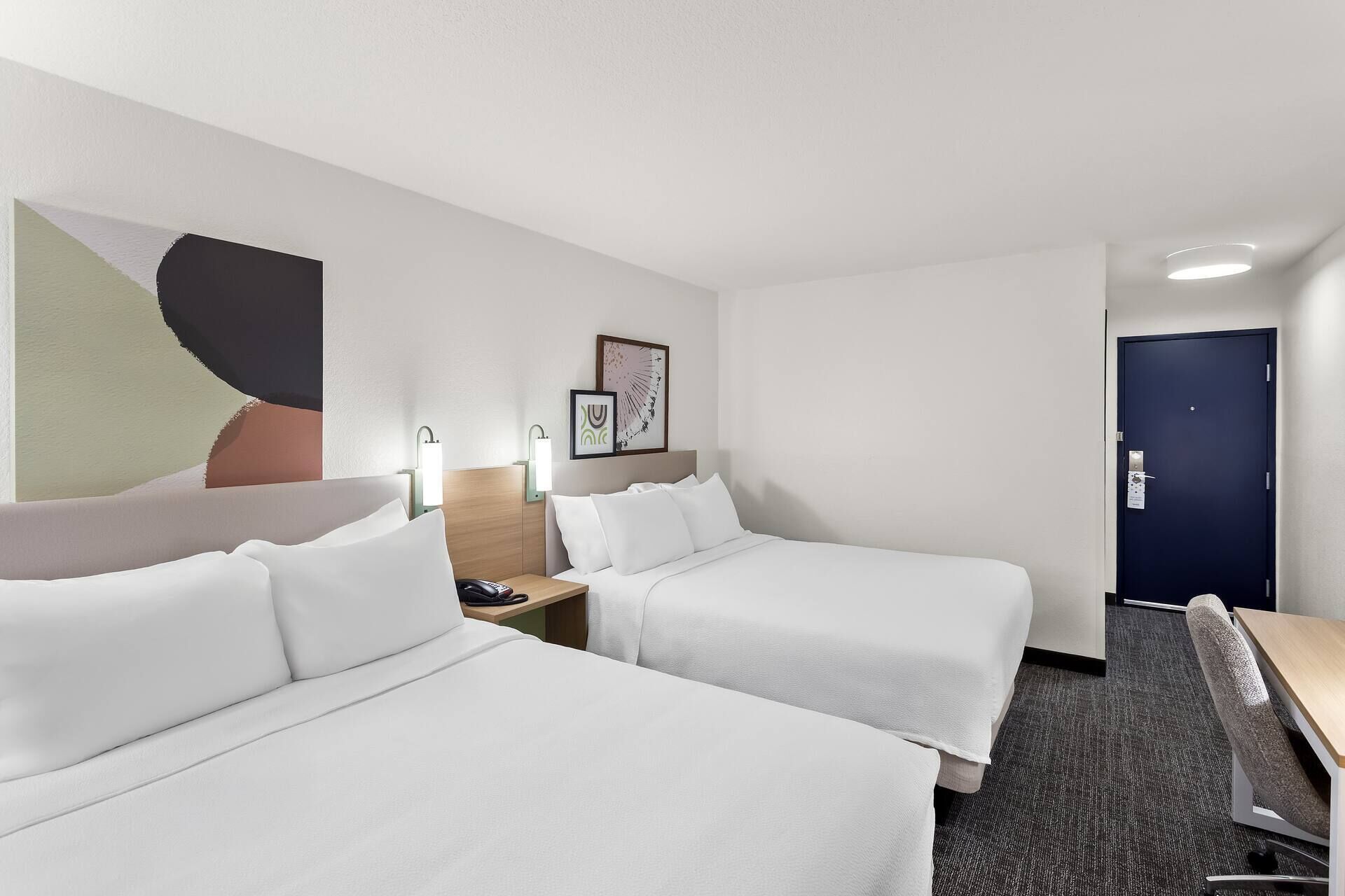 Room, 2 Queen Beds | Desk, iron/ironing board, free WiFi, bed sheets