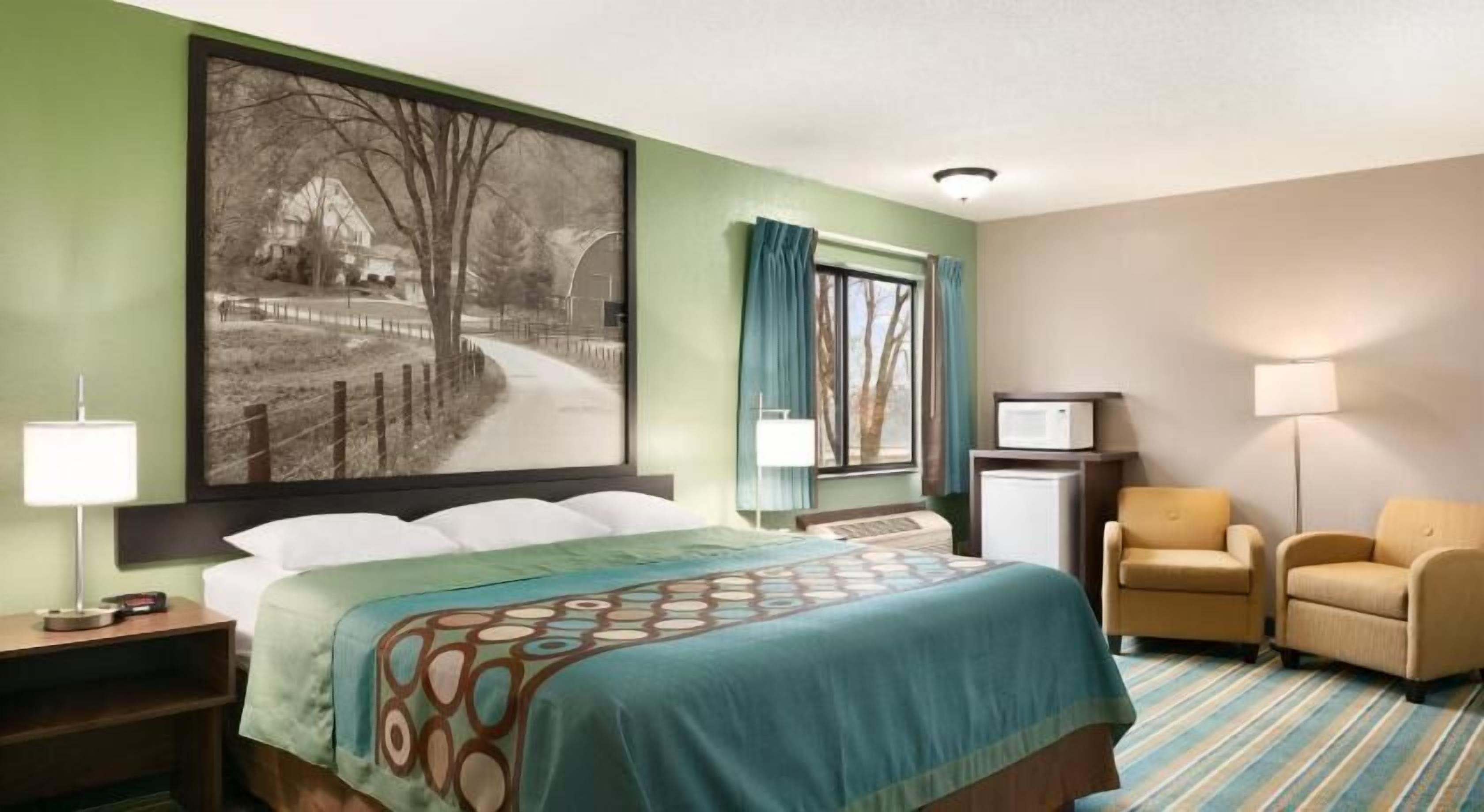 In-room safe, desk, laptop workspace, blackout drapes
