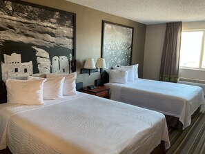 Standard Room, 2 Queen Beds | Desk, laptop workspace, cribs/infant beds, rollaway beds