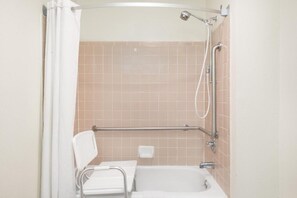 King Room - Disability Access | Bathroom | Bathtub, designer toiletries, hair dryer, towels