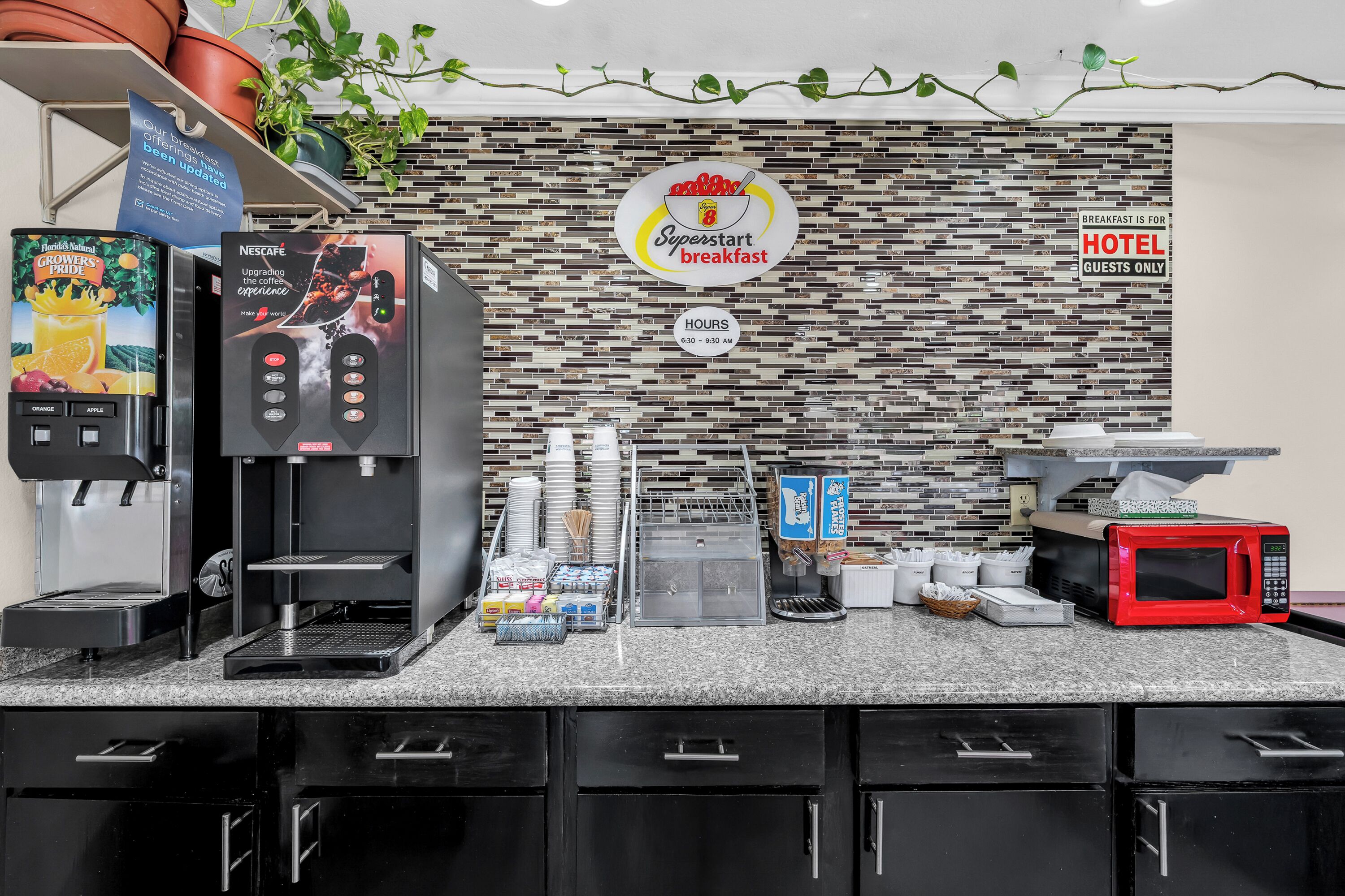 Breakfast area