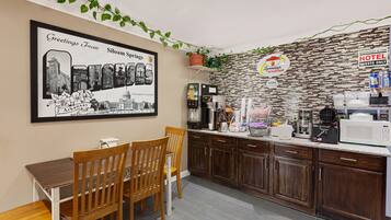 Free daily on-the-go breakfast