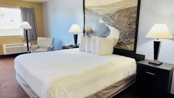 Desk, laptop workspace, blackout curtains, soundproofing