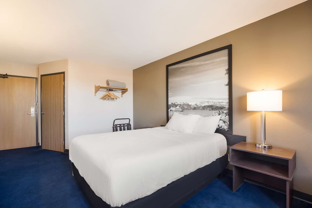 Blackout curtains, iron/ironing board, rollaway beds, free WiFi