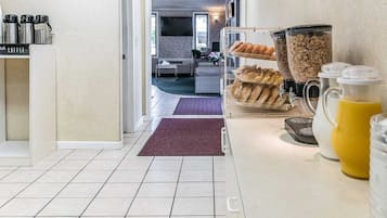 Free daily on-the-go breakfast