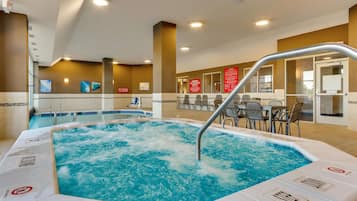 Indoor pool, outdoor pool