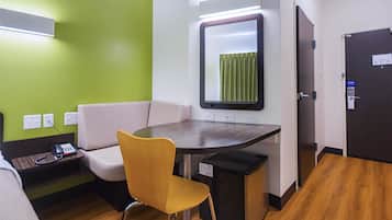 Free WiFi, bed sheets