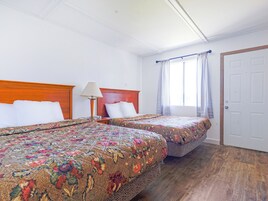 Escritorio, acceso a internet, ropa de cama y despertador 