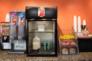 Free daily on-the-go breakfast