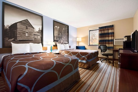 Room, 2 Queen Beds, Non Smoking. Super 8 by Wyndham Charlotte University