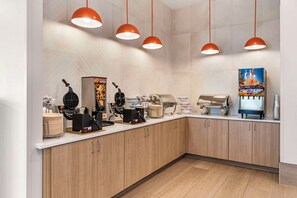 Free daily on-the-go breakfast