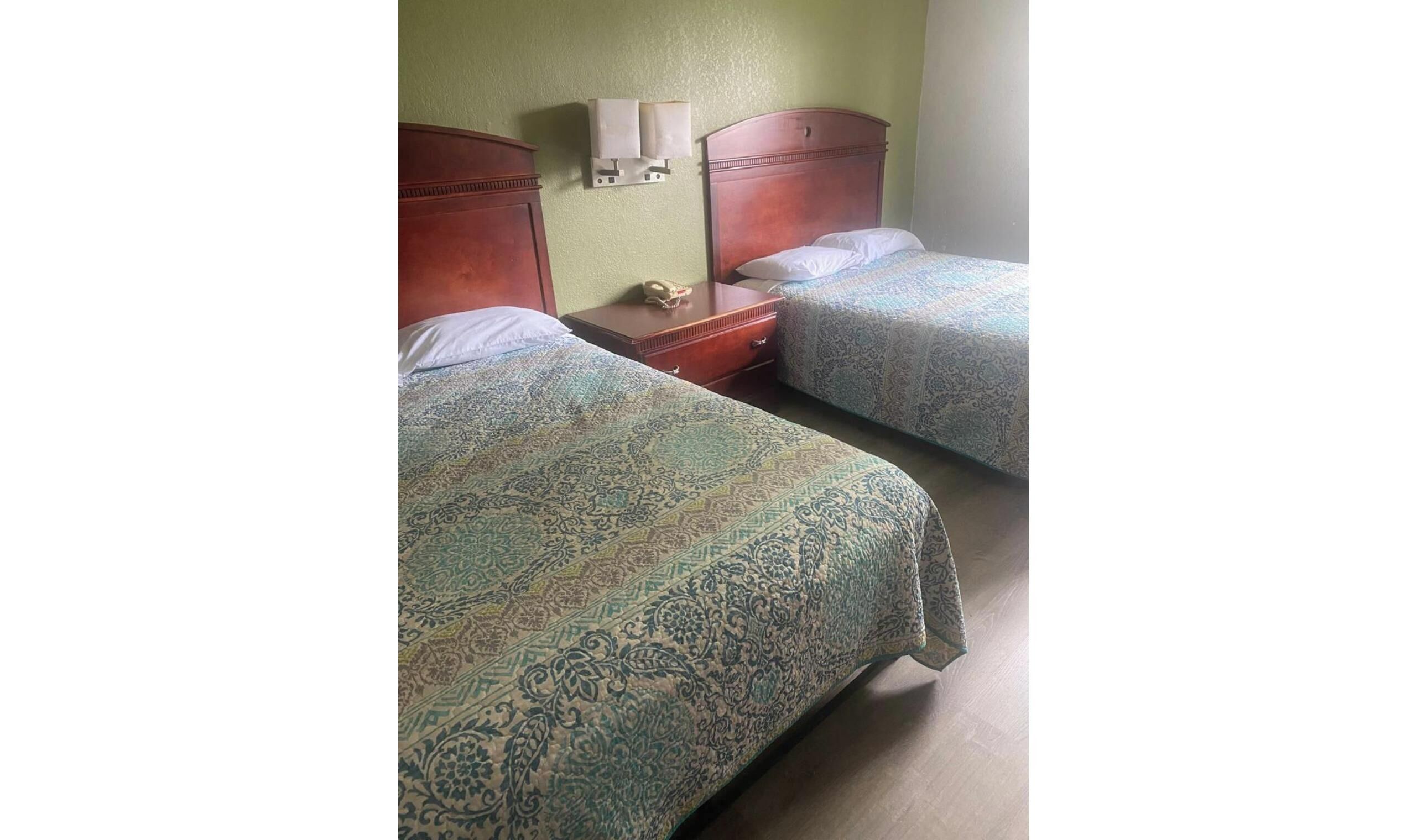 Room, 2 Double Beds, Non Smoking | Free WiFi, bed sheets