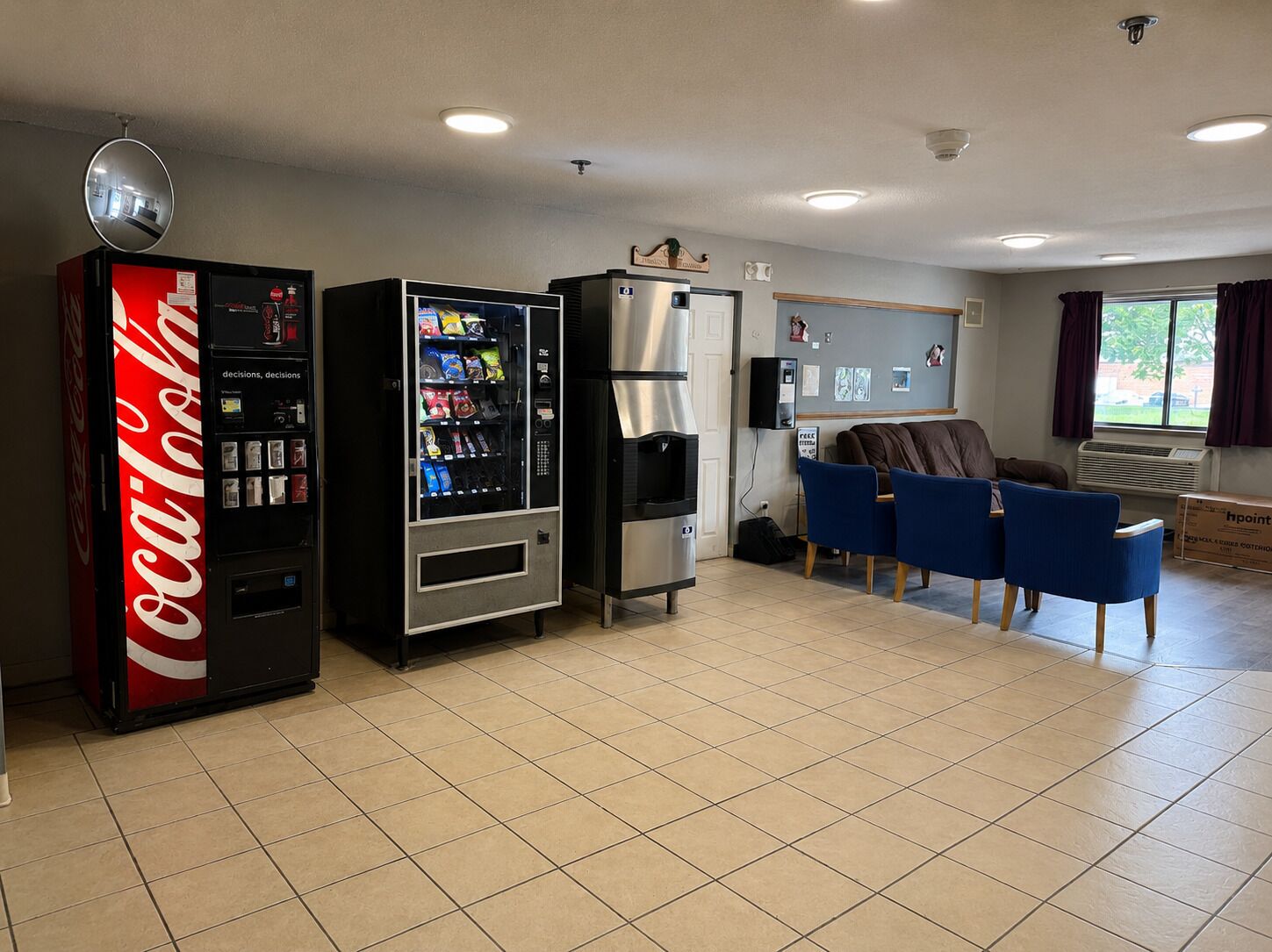 Sittområde i lobbyn