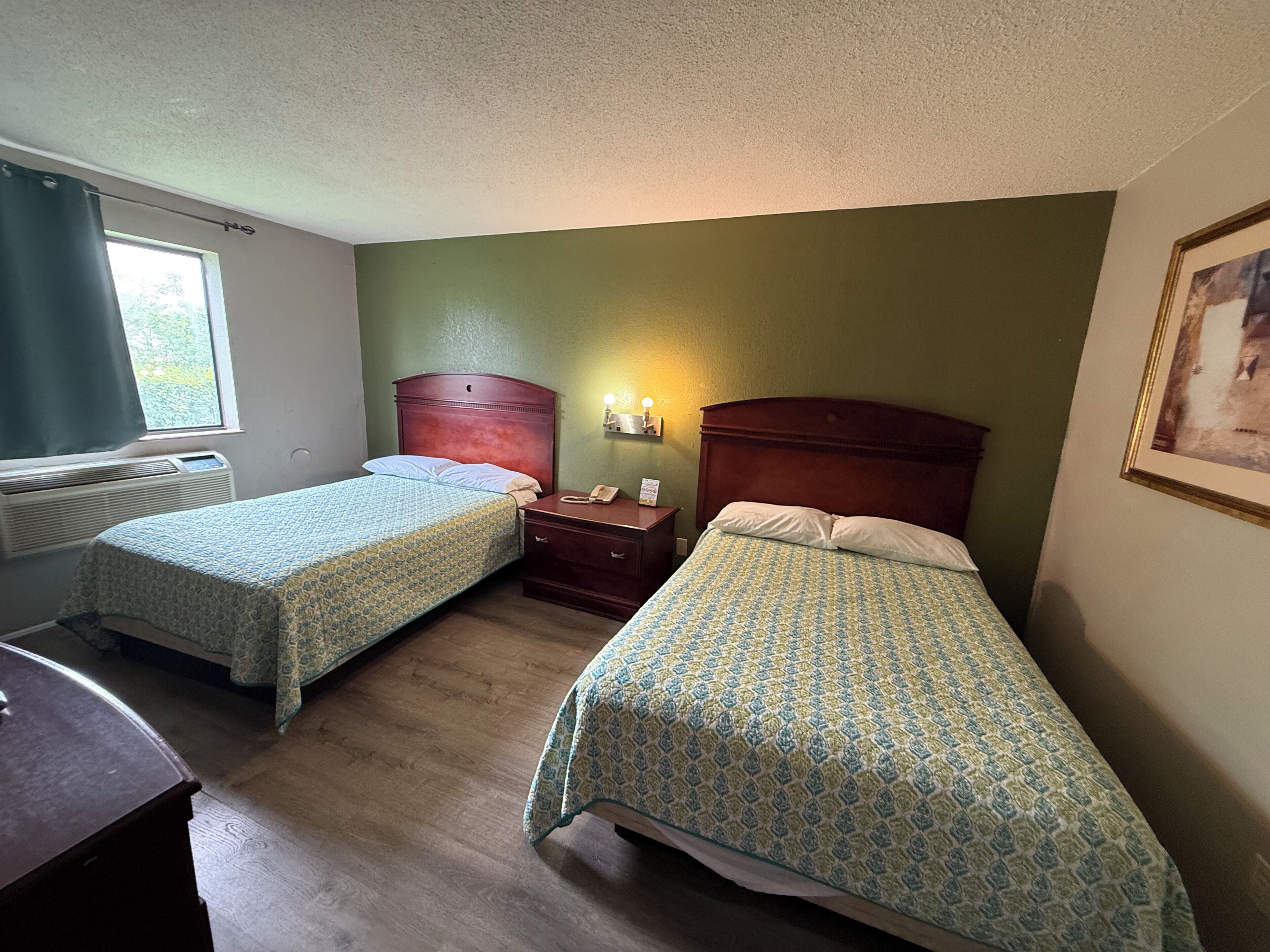 Room, 2 Double Beds, Non Smoking | Desk, iron/ironing board, free WiFi, bed sheets